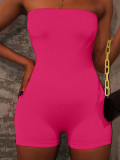 Tight Fitting Sexy Strapless Bodysuit