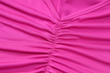 Women's Summer Sexy V-Neck Slim Low Back Strap Long Dress
