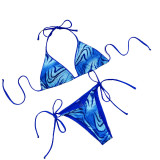 Women's Swimsuit Two Pieces Swimwear Sexy Tie Dye Gradient Bikini