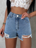 Summer Ripped Denim Hot Shorts