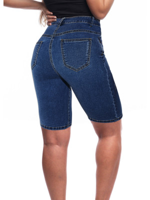 Women's Straight Tight Fitting Casual Denim Pants