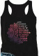 Plus Size Ladies Letter Print Vest