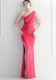 Beaded Bridesmaid Long Slim Sexy Dress Evening Gown