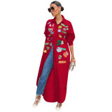Women's Summer Fashionable Casual Style Printed Sun Protection Kawaii Jacket