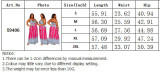 Women Printed Sling Crossover V-Neck Long Dress