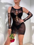 Sexy One Piece Mesh Beaded Sexy Lingerie