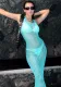 Women's Summer Fashion Sexy See-Through Temptation U-Neck Shoulder Strap Dress