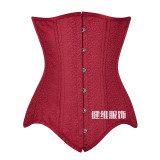 Women Vintage Pattern Court Style Tight Fitting Tummy Control Corset