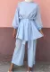 Women Arabian Solid Top and Pant Two-Piece Set