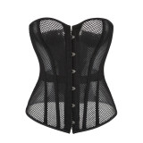Fashion mesh summer breathable Slim Waist body corset girdle