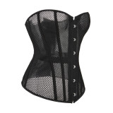 Fashion mesh summer breathable Slim Waist body corset girdle