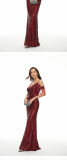 Women Sequined Formal Party Mermaid Evening Dress