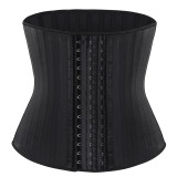 latex sports abdominal belt smooth latex fitness belt 29 steel bone corset