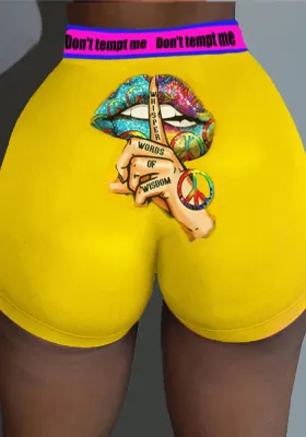 Women Summer Sexy Print Shorts