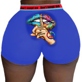 Women Summer Sexy Print Shorts