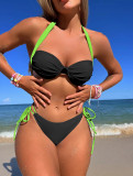 Color matching push up sexy swimsuit swimsuit bikini