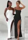 Summer Ladies Sexy Halter Straps Backless Slim Long Dress