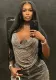 Summer Women Metal Chain Halter Neck Backless Sexy Hollow Top