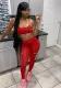 Women's Fashion Casual Letter Print Two-Piece Pants Set
