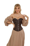 Outdoor Wear Wrap Corset Retro Gothic Top