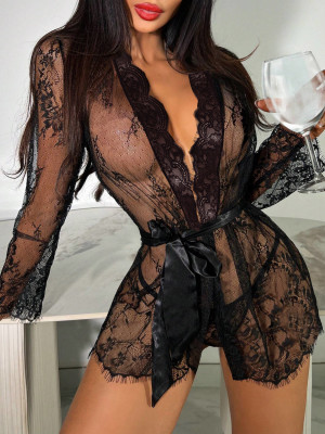 Women Lace See through Sexy Lingerie