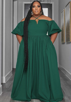 Plus Size Plain Dress