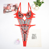 Summer Embroidered Body Shaper Slim Fit See-Through straps Sexy boysuit Top Women Teddy lingerie