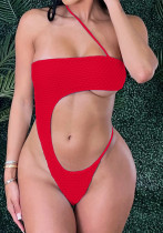 Women Swimwear Diamond Mesh Bikini One Piece Swimsuit