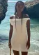 Summer Women's Sexy Off Shoulder Solid Color High Waist Slim Knitting Dress