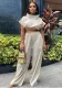 Women Solid woven Top and Pant Two Piece