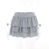 High Waist Short Tiered Skirt Summer Fashion Sweet Skirt