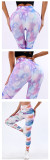 Printed Yoga Pants Women's Floral Tummy Control Butt Lift Yoga Pants Sports Fitness Leggings