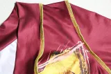 Women's Long Sleeve Crop Top Fashion Breasted Two-Piece Skirt Set