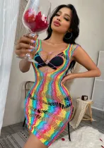 Women Colorful Beach Strapless Sexy Lingerie