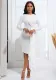 Autumn Long Sleeve Chic Elegant ol Pencil Plus Size African Dress