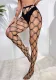Women's Trendy Net Hollow Stockings Thin Sexy Black Pantystocks