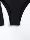 WomenButterfly bikini Three-Piece Swimwear