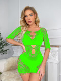 Women Ripped Cutout One-Piece Sexy Lingerie