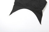 Summer Women's Sexy Tight Fitting Halter Neck Crop Top High Waist Bodycon Pant Two Piece Set Women