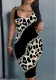 Summer Print Basic Tight Fitting Tank Dress