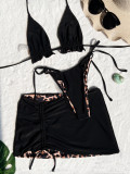 Women Sexy Bikini Swimswear Three-Piece