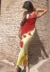Women's Camisole Maxi Print Pullover Tight Fitting Dress