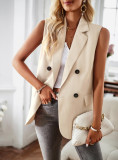 Women's blazer vest autumn winter Chic Career coat