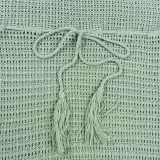 Women summer hollow tie tassel beach dress