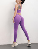 Back V Yoga Pants Women's High Waist Butt Lift Sports Sports Fitness Pants