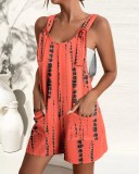 Women's Summer Casual Fashion Straps Overalls Jumpsuit Overalls