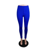 Sexy Women's Solid Color Tight Fitting Pants