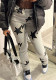 Ladies Fall Casual Fashion Pentagram Print Casual Pants