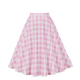 Women plaid skirt