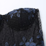 See-Through Lace Strapless Sexy Vest Summer Versatile Top For Women